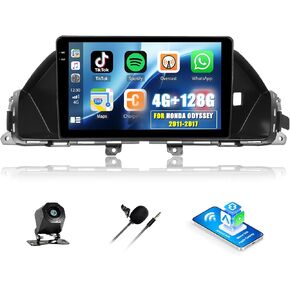 SIXTOP [4+128G] Android Car Stereo for Honda Odyssey 2011-2017 Wireless Carplay Android Auto 9 inch Inch Touch Screen Bluetooth 5.0 GPS Navigation FM RDS Radio 32EQ SWC AHD Backup Camera in Saudi Arabia