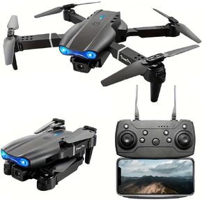 Drone with Dual Camera E99 Pro, Foldable FPV RC Quadcopter, 2 Batteries in Saudi Arabia