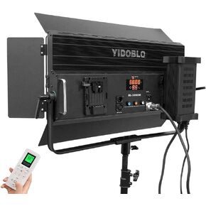 GL-3000C 300W RGB LED Video Light with APP & remoter Control, 1% Precise Min Dimming/360° RGB/CRI 97+/TLCI 98+/2800K-9900K/14 Effects Light Scenes for Studio Lighting Photography Videography in Saudi Arabia