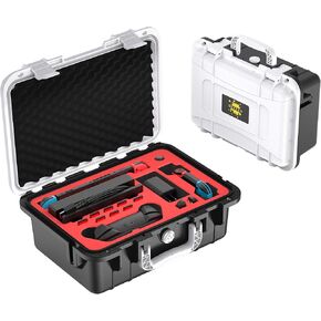 DEVASO Carrying Case for Nintendo Switch/Switch OLED, Professional Deluxe Waterproof Travel Case Soft Lining Hard Case for Nintendo Switch OLED Model (2021) Console Pro Controller & Accessories in Saudi Arabia