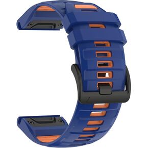 for Fenix 6X/7X Band 26mm Quickfit Silicone Watch Bands for Garmin Fenix 8 51mm/Fenix 5X Plus/Fenix 3/Descent MK2i/Enduro – Soft Rubber Sports Strap in Kuwait