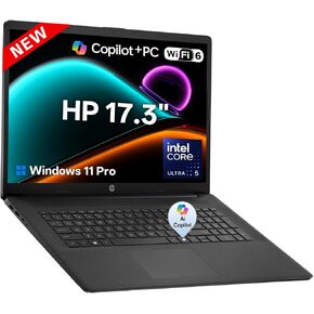 HP 17.3"Business Copliot AI Laptop, Intel Ultra 5 255U, Battery Fast charge in Kuwait