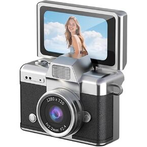 Vintage Pocket Digital CCD Camera 1.47 Inch Flip Screen HD Video Camcorder for Holiday & Daily Shooting in Saudi Arabia