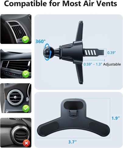 Z Fold 8 7 Car Mount Holder, Car Vent Phone Mount for Z Fold Tablet iPhone in Saudi Arabia