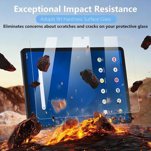 3 Pack Screen Protector Compatible with Onn 11" Core Tablet (2026 Model) / Onn 11" Kids Tablet (2026 Model), 9H Hardness Tempered Glass, HD Clear, Anti-Scratch in Saudi Arabia