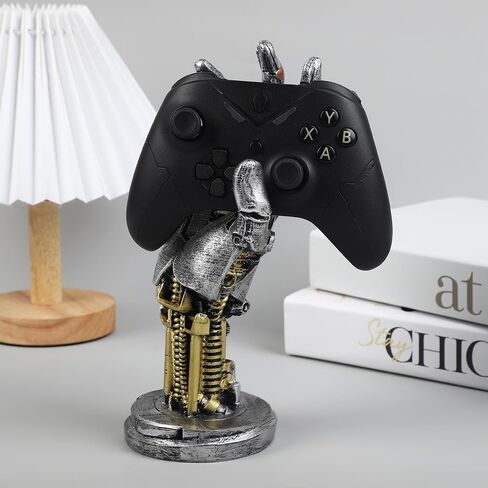 Game Controller Holder for PS5 PS4 Xbox Universal Headphone Stand & Controller Gamer Gifts Gaming Accessories for Desk Decorations Mechanical Hand Statue in Saudi Arabia