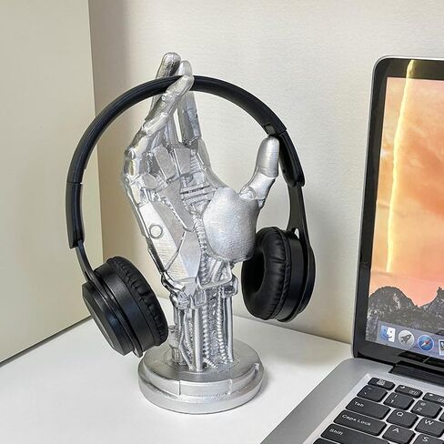 Game Controller Holder for PS5 PS4 Xbox Universal Headphone Stand & Controller Gamer Gifts Gaming Accessories for Desk Decorations Mechanical Hand Statue in Saudi Arabia