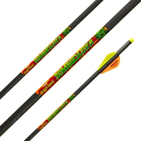 Black Eagle Zombie Slayer X-Bow Fletched Arrows - .001" 6 Pack - 18" in Kuwait