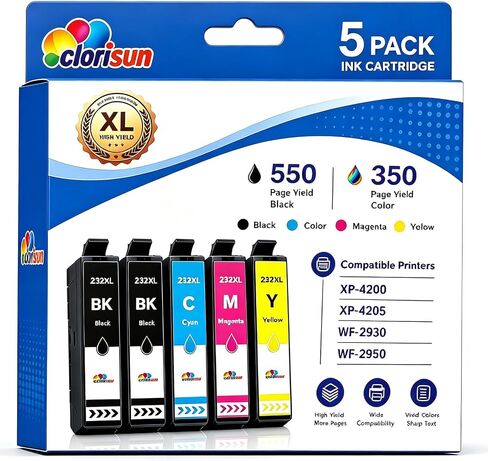 Remanufactured Ink Cartridges Replacement for Epson 232XL 232 Ink Cartridge in Saudi Arabia