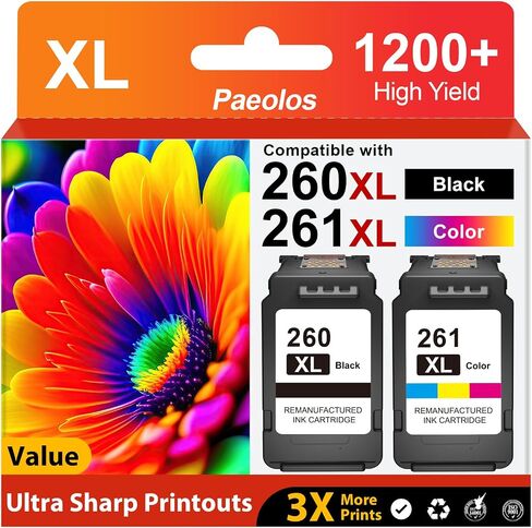 260XL 261XL Replacement for Canon 260 and 261 Ink Cartridges TS6420a TS6400 in Saudi Arabia
