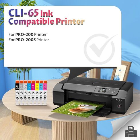 CLI-65 Ink Cartridges PRO-200 PRO-200S Ink Compatible for Canon CLI65 Ink in Kuwait