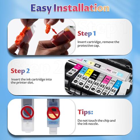 CLI-65 Ink Cartridges PRO-200 PRO-200S Ink Compatible for Canon CLI65 Ink in Kuwait