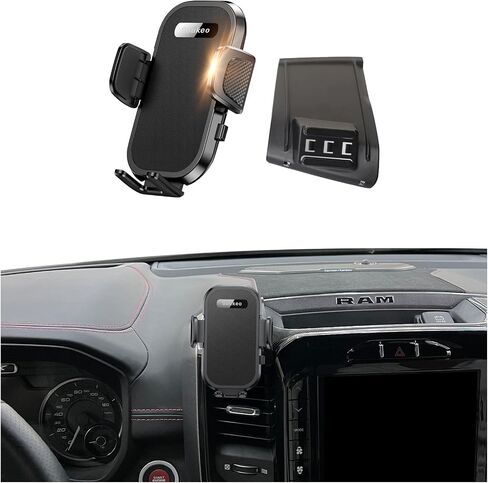 Upgraded Car Phone Holder Fits for Dodge RAM 1500 2500 3500 (5 and 8.4 inch Screen) 2019-2024 Auto Accessories,Cradles Adjustable Cell Phone Mount for 4-7 in Phones in Saudi Arabia