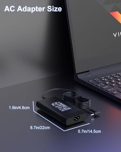 محول تيار متردد بقدرة 200 واط متوافق مع شاحن الكمبيوتر المحمول للألعاب HP Victus 15 16 17 in Kuwait