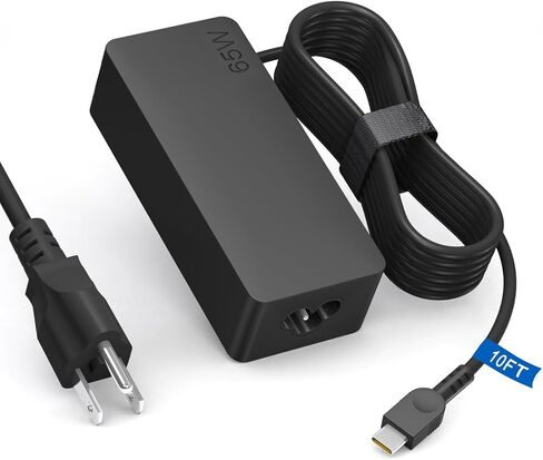 Dzytnsy 65W USB C Charger Compatible with Lenovo Thinkpad/Yoga/Chromebook Laptop Computer 65W 45W USB C Fast Power Adapter in Kuwait