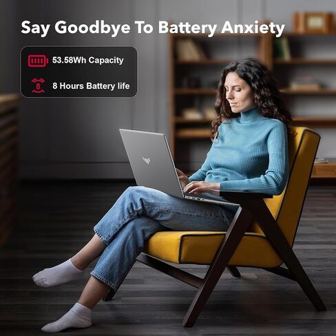 كمبيوتر محمول ACEMAGIC AMD، سلسلة AMD Ryzen 7 5000 (8C/16T)، رسومات Radeon RX Vega 8، شاشة FHD مقاس 16.1 بوصة، ذاكرة الوصول العشوائي 16 جيجابايت، 512 جيجابايت NVMe SSD كمبيوتر محمول مع لوحة مفاتيح رقمية، Type_C (وظيفة كاملة)، WiFi 6، بطارية 54 وات في السا in Kuwait