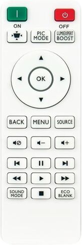 RCV013 Projector Remote Control for BenQ Projector in Living Rooms or Rooms, No Programming or Pairing Needed, Replacement Remote Compatible Models TK700 TH575 TK700ST W1130 TH585 TH685 TH671ST in Saudi Arabia