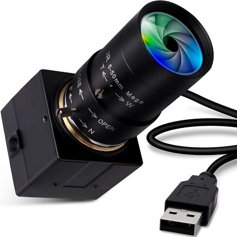 USB Camera 1080P 5-50mm10X Telephoto Manual Lens,100fps High Frame Rate Focus Adjustable USB Webcam Close-up Plug and Play for OpenCV/Zoom/Skype/FaceTime/Teams in Saudi Arabia