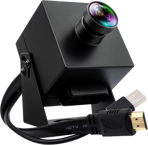 HDMI USB2.0 Camera,1080P 30fps H.264 H.265 Video Format,150° HFOV Wide Angle Lens,2X Digital Zoom Free Driver Lightburn Computer Plug&Play Camera for Windows Mac OS Raspberry Pi Jetson Nano in Saudi Arabia
