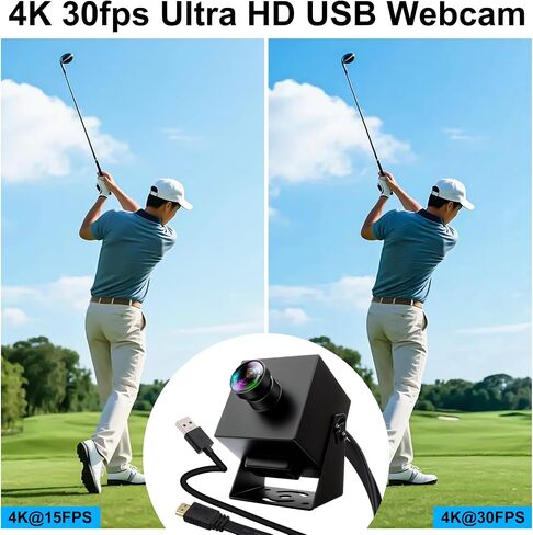 HDMI USB2.0 Camera,1080P 30fps H.264 H.265 Video Format,150° HFOV Wide Angle Lens,2X Digital Zoom Free Driver Lightburn Computer Plug&Play Camera for Windows Mac OS Raspberry Pi Jetson Nano in Saudi Arabia