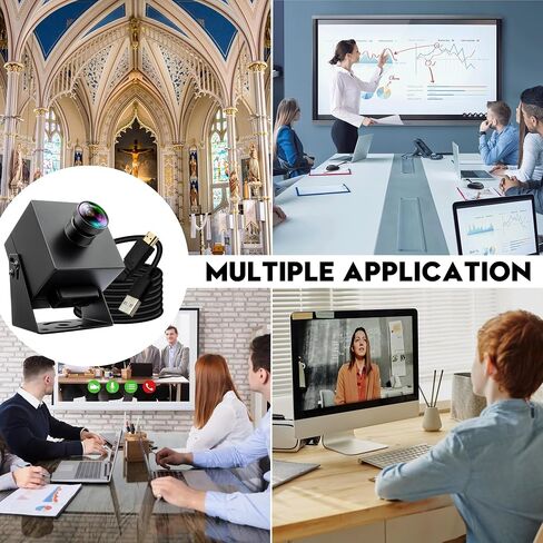 HDMI USB2.0 Camera,1080P 30fps H.264 H.265 Video Format,150° HFOV Wide Angle Lens,2X Digital Zoom Free Driver Lightburn Computer Plug&Play Camera for Windows Mac OS Raspberry Pi Jetson Nano in Saudi Arabia