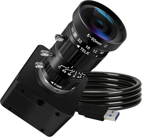 20MP USB Camera, 5-50mm 10X Optical Zoom Camera in Kuwait