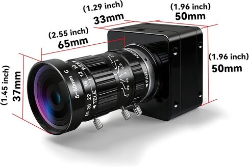 20MP USB Camera, 5-50mm 10X Optical Zoom Camera in Kuwait