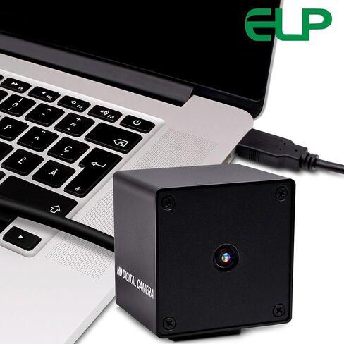 ELP 16mp USB Autofocus Camera for Computer Mini UVC USB2.0 4K USB Webcam AF with 100degree Mini Size Lens IMX298 Video Lightburn Webcamera Industrial Embedded Web cam for Laptop PC Raspberry Pi in Kuwait