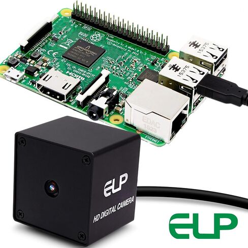ELP 16mp USB Autofocus Camera for Computer Mini UVC USB2.0 4K USB Webcam AF with 100degree Mini Size Lens IMX298 Video Lightburn Webcamera Industrial Embedded Web cam for Laptop PC Raspberry Pi in Kuwait