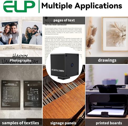 ELP 16mp USB Autofocus Camera for Computer Mini UVC USB2.0 4K USB Webcam AF with 100degree Mini Size Lens IMX298 Video Lightburn Webcamera Industrial Embedded Web cam for Laptop PC Raspberry Pi in Kuwait