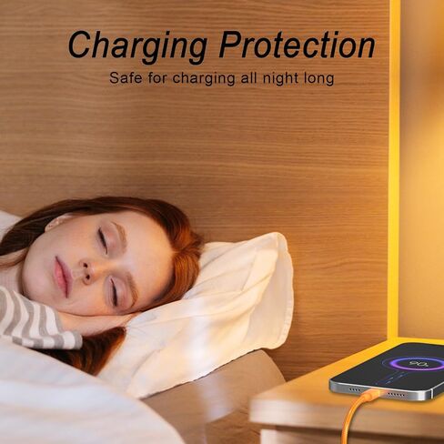 iPhone Charger Lightning Cable [Apple MFi Certified] Long Nylon Braided USB Fast Charging Phone Charger Cord for iPhone 14 Pro/13 mini/13/12/11 Pro MAX/XR/XS/8/7/Plus/6S/SE/iPad in Kuwait