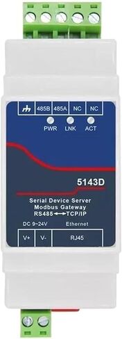 ZLAN5143D Din‑Rail RS485 to TCP/IP Serial Server(Model 1) in Kuwait