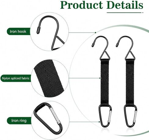 2Pcs Fence Hooks for Hanging, Bag Hook for Fence Outdoor Camping in Saudi Arabia