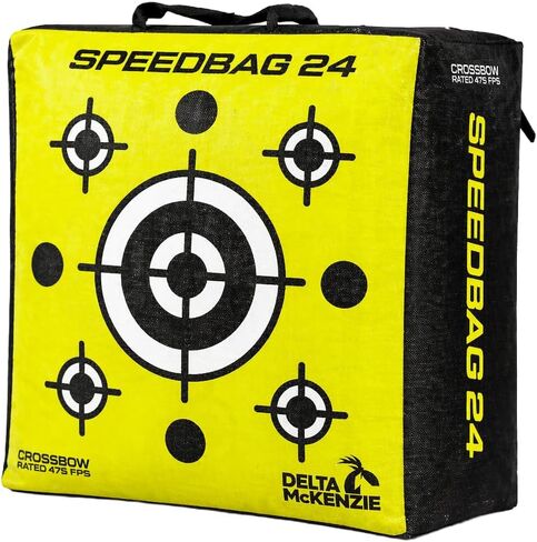 Delta McKenzie Speedbag 24" Archery Target - High Performance 475 FPS Dual-Sided Bag Target for Compound Bows & Crossbows - Field Point Compatible with Easy Arrow Removal in Saudi Arabia