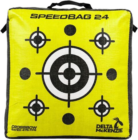 Delta McKenzie Speedbag 24" Archery Target - High Performance 475 FPS Dual-Sided Bag Target for Compound Bows & Crossbows - Field Point Compatible with Easy Arrow Removal in Saudi Arabia