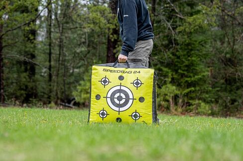 Delta McKenzie Speedbag 24" Archery Target - High Performance 475 FPS Dual-Sided Bag Target for Compound Bows & Crossbows - Field Point Compatible with Easy Arrow Removal in Saudi Arabia