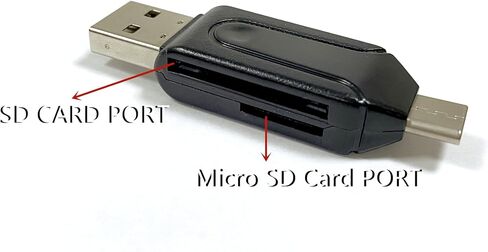 AURSINC NanoVNA USB C & USB 3.0 OTG Card Reader and 2-in-1 Memory Card Reader with Dual Connectors Compatible with NanoVNA H Antenna Analyzer Ham Radio, Contained with 32GB Micro SD Card in Saudi Arabia