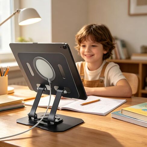 Metal Rotating Tablet Computer Cooling Stand, Folding and Portable Support Frame, Lazy Person Support Frame in Saudi Arabia