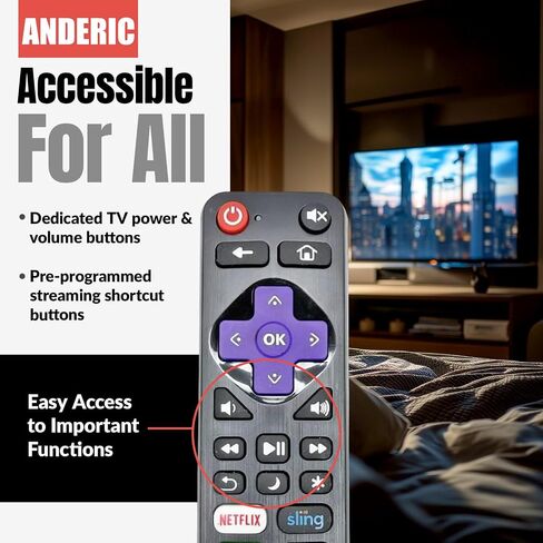 [2 Pack] Replacement Universal Remote Control for Roku Streaming Player in Saudi Arabia