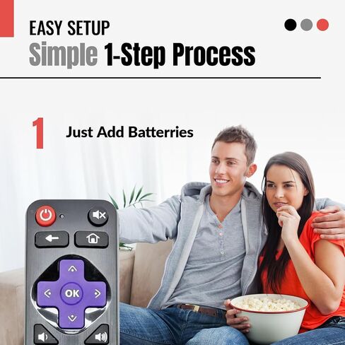 [2 Pack] Replacement Universal Remote Control for Roku Streaming Player in Saudi Arabia