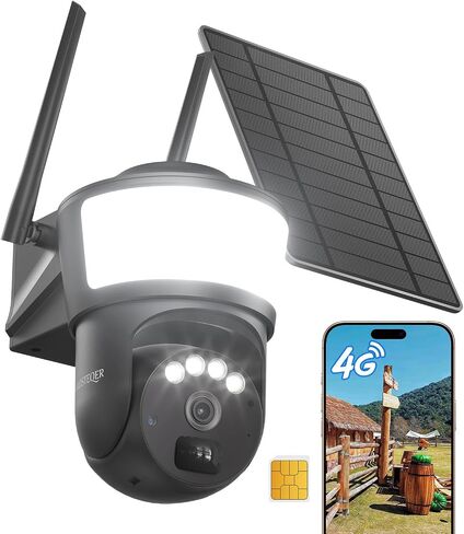 No WiFi Security Camera Outdoor with Powerful Spotlight, Color Night Vision in Saudi Arabia