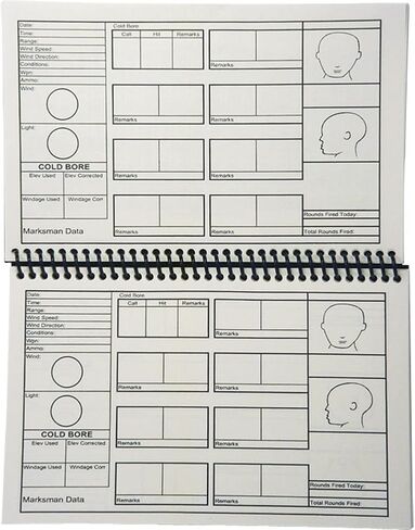 VooDoo Tactical Men's Marksman Data Book, Black in Saudi Arabia