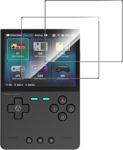 2 Pack Compatible with Trimui Brick Screen Protector,Full Coverage 9H Tempered Glass Film,HD Clear Scratch Resistant,Bubble-Free for Trimui Brick Retro Game Screen Protector in Saudi Arabia