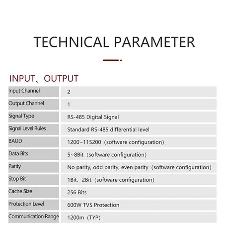 Two Master One Slave Multi Slave Cached RS485 Hub Isolation Repeater Dual Host Serial Port Data Sharing Distributor in Saudi Arabia