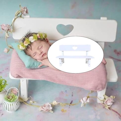 Wood Retro Small Benches Photography Props Infant Photo Posing Lounges Chair Shoots Props Decorations Posing in Saudi Arabia