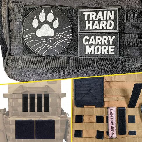 Molle Patch Panel Set Hook & Loop Adapter for Vest Backpack in Kuwait