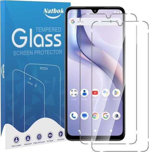 2 Pack Compatible with BLU G45 / BLU G65L Screen Protector,Full Coverage 9H Tempered Glass Film,HD Clear Scratch Resistant,Bubble-Free for BLU G45 Screen Protector in Saudi Arabia