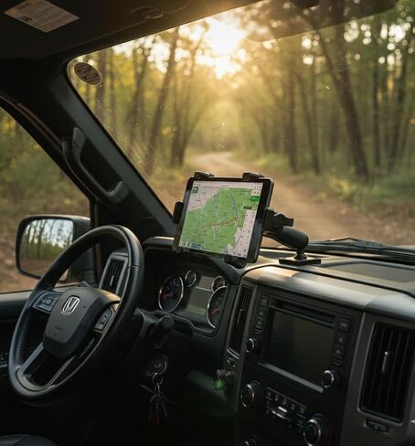 Commercial-Grade Heavy-Duty Tablet & Phone 5.5" - 12.9" Mount | Aviation-Grade All-Weather Aluminum Arm & Double Ball Head | AMPS Compatible Fixed Base for Trucks, RVs, Boats, Walls & Desks in Saudi Arabia