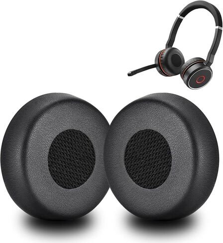 Evolve 75 Ear Pads - Replacement Earpads for Jabra Evolve 75(75UC 75MS 75SE) Headphones in Saudi Arabia
