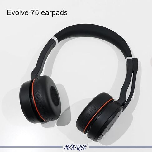 Evolve 75 Ear Pads - Replacement Earpads for Jabra Evolve 75(75UC 75MS 75SE) Headphones in Saudi Arabia